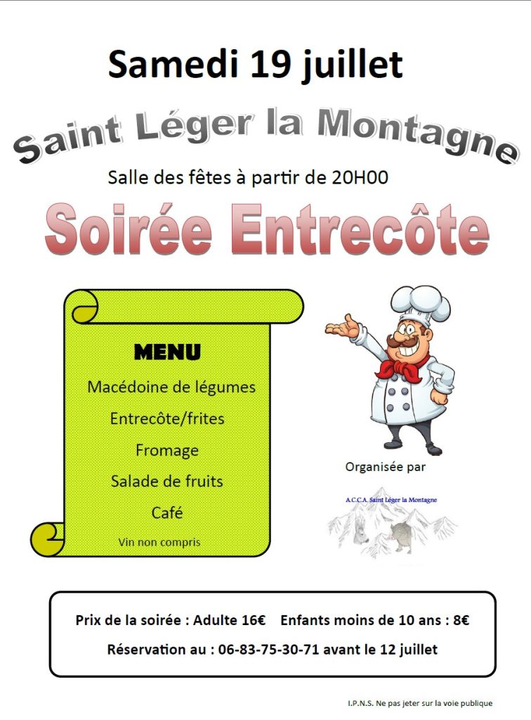 Soirée entrecôte
